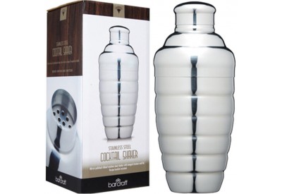 Bar Craft Luxe Lounge Stainless Steel Cocktail Shaker 500ml